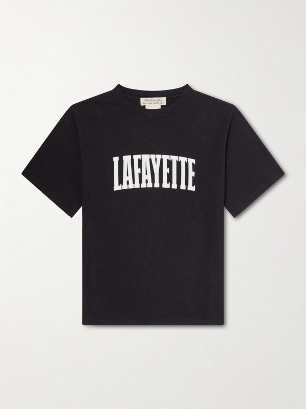 Lafayette Printed Cotton-Jersey T-Shirt Lafayette Printed Cotton-Jersey T-Shirt