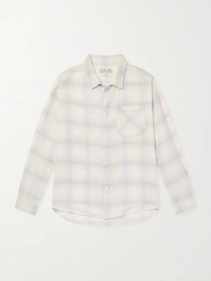 Viyella Checked Wool-Blend Shirt Viyella Checked Wool-Blend Shirt