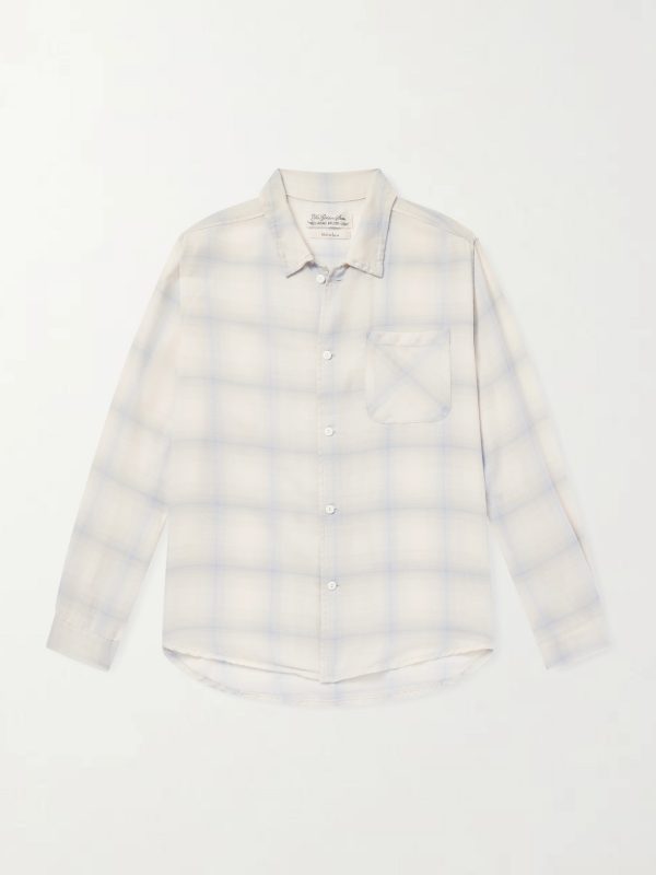 Viyella Checked Wool-Blend Shirt