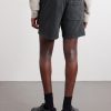 Straight-Leg Cotton-Jersey Shorts - BK Straight-Leg Cotton-Jersey Shorts - BK