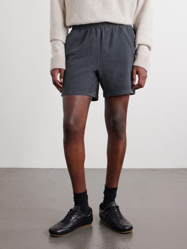 Straight-Leg Cotton-Jersey Shorts - FR Straight-Leg Cotton-Jersey Shorts - FR