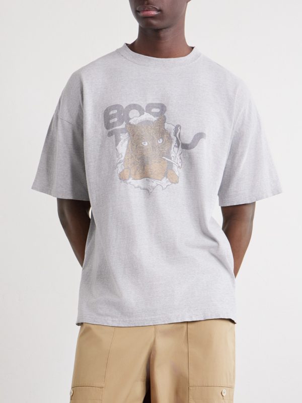 Bob Printed Cotton-Jersey T-Shirt - FR Bob Printed Cotton-Jersey T-Shirt - FR