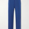 Straight-Leg Silk and Cotton-Blend Satin Trousres