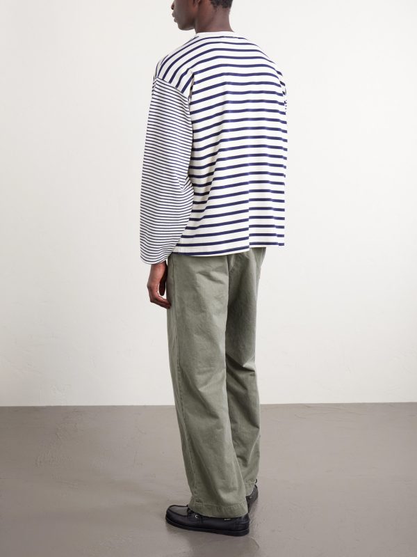 Striped Cotton-Jersey T-Shirt - BK Striped Cotton-Jersey T-Shirt - BK