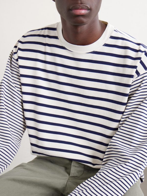 Striped Cotton-Jersey T-Shirt - CU Striped Cotton-Jersey T-Shirt - CU