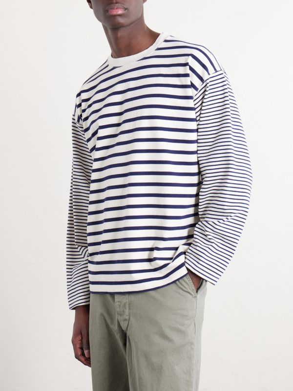 Striped Cotton-Jersey T-Shirt - FR Striped Cotton-Jersey T-Shirt - FR