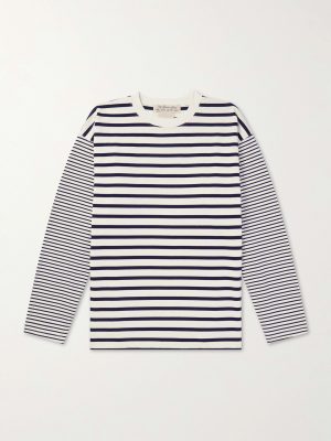 Striped Cotton-Jersey T-Shirt