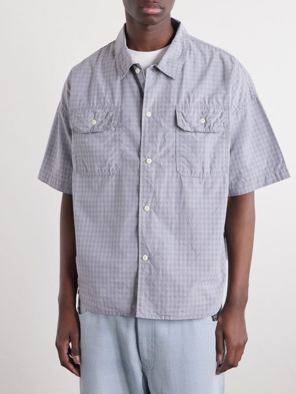 Checked Cotton-Poplin Shirt - FR
