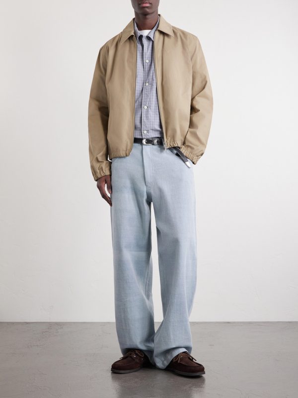 Checked Cotton-Poplin Shirt - OU