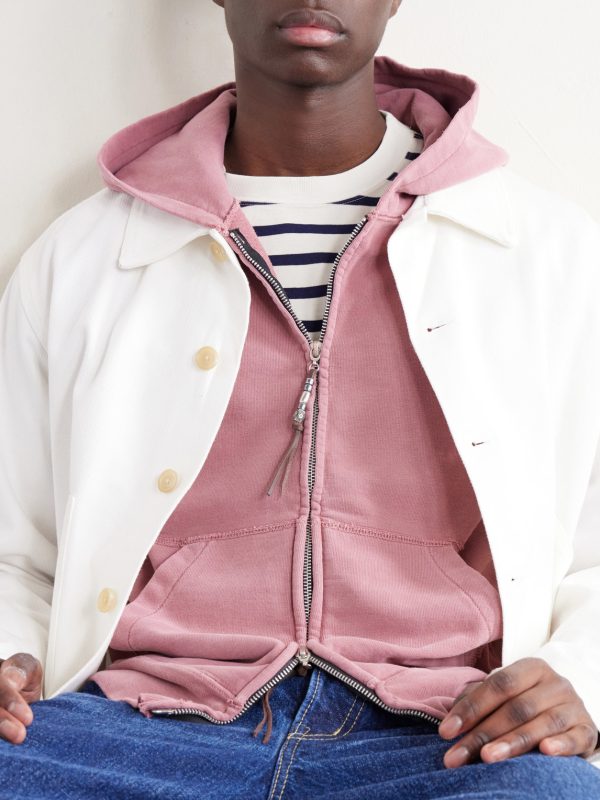 Cotton-Jersey Zip-Up Hoodie - CU Cotton-Jersey Zip-Up Hoodie - CU