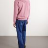 1954 Straight-Leg Cropped Distressed Jeans - BK 1954 Straight-Leg Cropped Distressed Jeans - BK