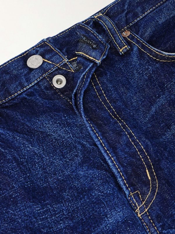 1954 Straight-Leg Cropped Distressed Jeans - E1 1954 Straight-Leg Cropped Distressed Jeans - E1
