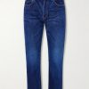 1954 Straight-Leg Cropped Distressed Jeans 1954 Straight-Leg Cropped Distressed Jeans