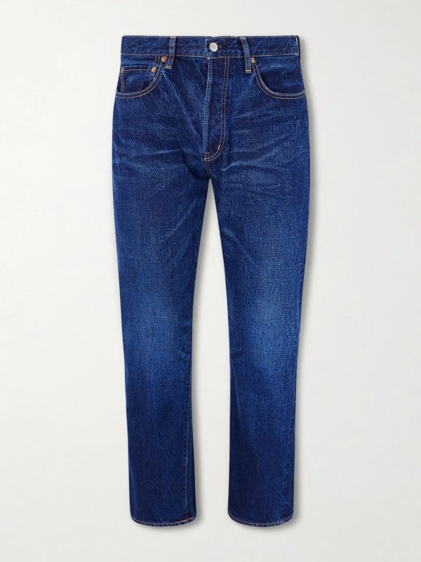 1954 Straight-Leg Cropped Distressed Jeans 1954 Straight-Leg Cropped Distressed Jeans