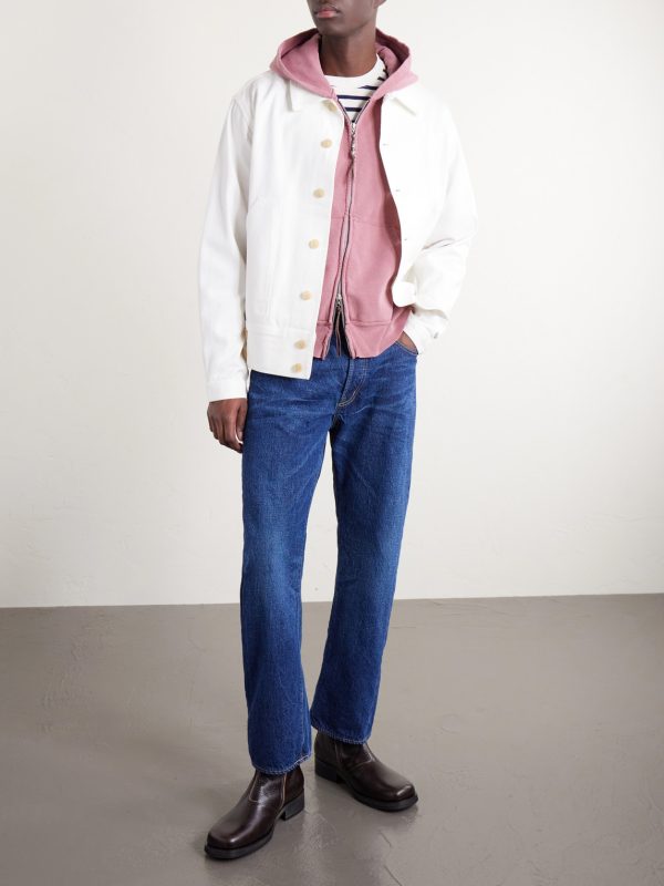 1954 Straight-Leg Cropped Distressed Jeans - OU 1954 Straight-Leg Cropped Distressed Jeans - OU