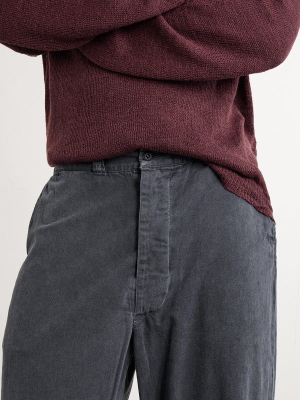 Straight-Leg Cotton-Twill Trousers - CU Straight-Leg Cotton-Twill Trousers - CU