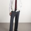 Straight-Leg Cotton-Twill Trousers - OU Straight-Leg Cotton-Twill Trousers - OU