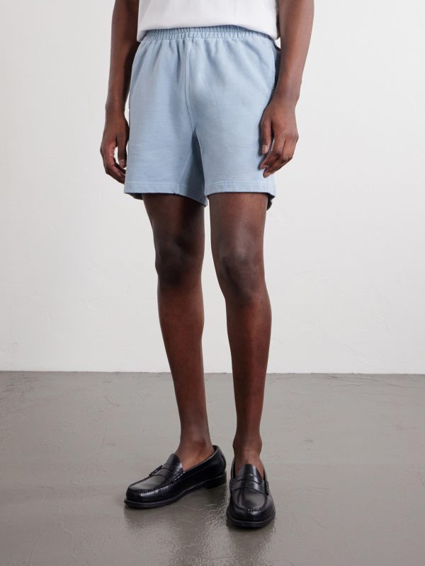 Straight-Leg Cotton-Jersey Shorts - FR