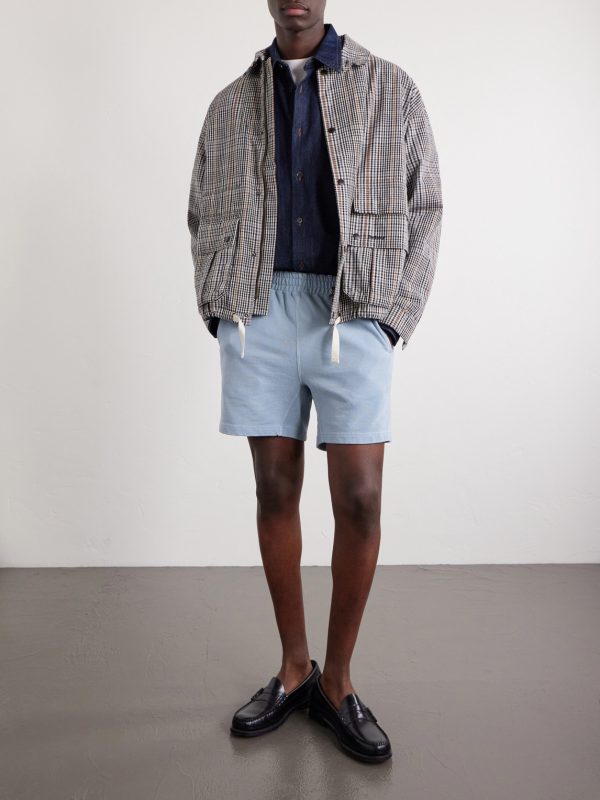 Straight-Leg Cotton-Jersey Shorts - OU