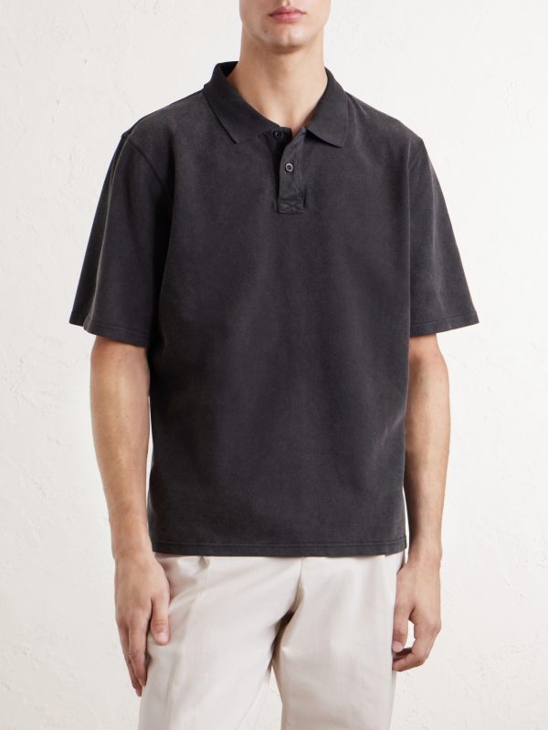 Garment-Dyed Cotton-Piqué Polo Shirt - FR Garment-Dyed Cotton-Piqué Polo Shirt - FR