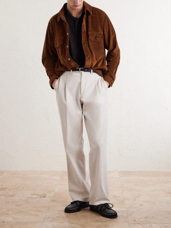 Garment-Dyed Cotton-Piqué Polo Shirt - OU Garment-Dyed Cotton-Piqué Polo Shirt - OU