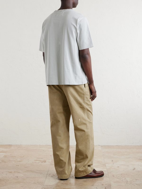 Garment-Dyed Cotton-Jersey T-Shirt - BK