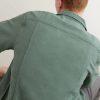 Convertible-Collar Cotton-Hopsack Shirt - E1 Convertible-Collar Cotton-Hopsack Shirt - E1