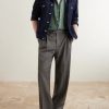 Convertible-Collar Cotton-Hopsack Shirt - OU Convertible-Collar Cotton-Hopsack Shirt - OU