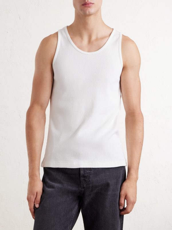 Ribbed Cotton Tank Top - FR
