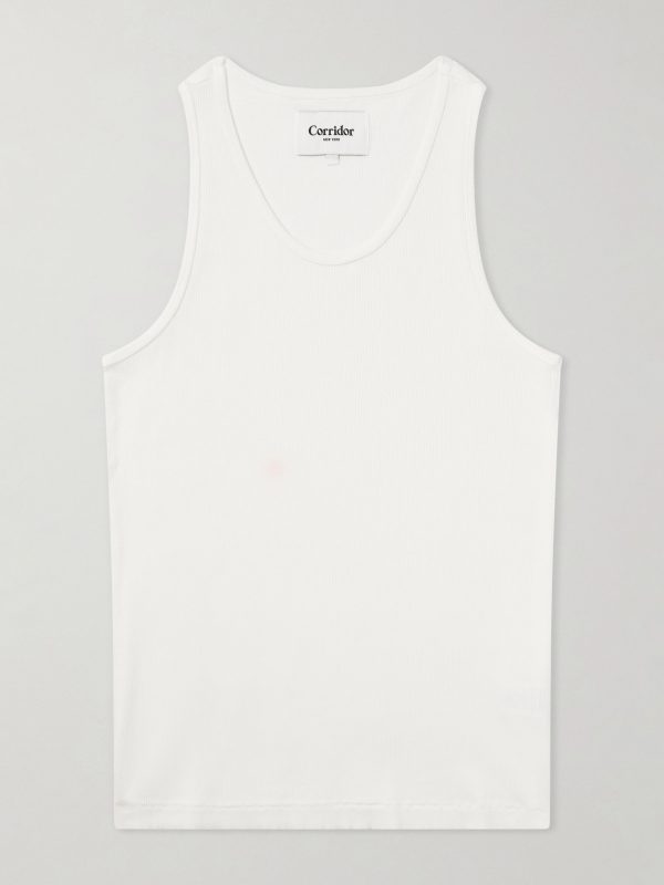 Ribbed Cotton Tank Top