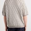 Open-Knit Pima Cotton Polo Shirt - BK Open-Knit Pima Cotton Polo Shirt - BK
