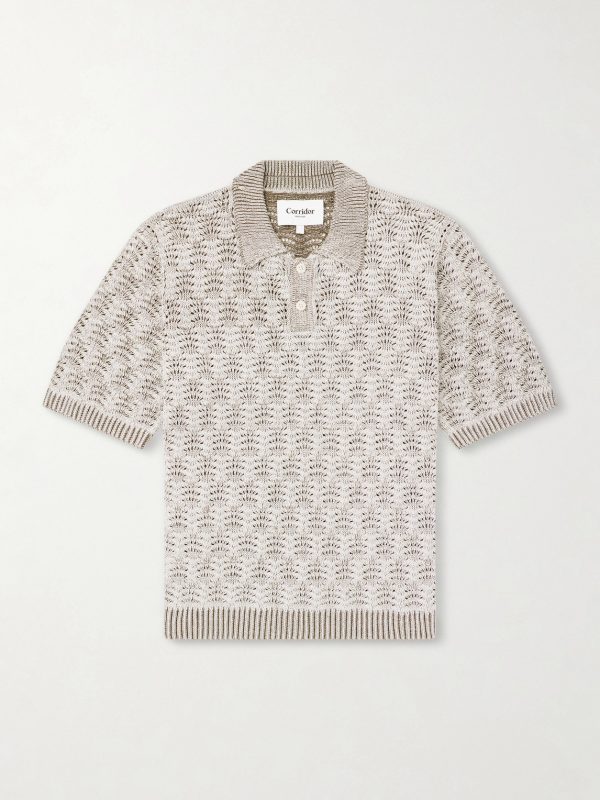 Open-Knit Pima Cotton Polo Shirt Open-Knit Pima Cotton Polo Shirt