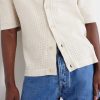 Pointelle-Knit Organic Cotton Shirt - CU Pointelle-Knit Organic Cotton Shirt - CU