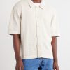 Pointelle-Knit Organic Cotton Shirt - FR Pointelle-Knit Organic Cotton Shirt - FR