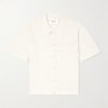 Pointelle-Knit Organic Cotton Shirt Pointelle-Knit Organic Cotton Shirt