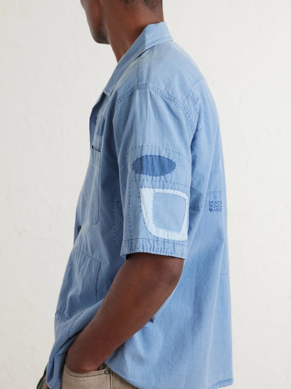 Patchwork Cotton Shirt - CU Patchwork Cotton Shirt - CU