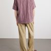 Camp Collar Paisley-Embroidered Cotton Shirt - BK