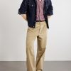 Camp Collar Paisley-Embroidered Cotton Shirt - OU