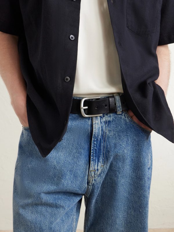 3cm Leather Belt - OU 3cm Leather Belt - OU