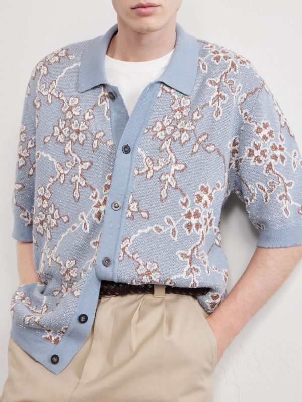 Trellis Knitted Organic Cotton Shirt - CU Trellis Knitted Organic Cotton Shirt - CU