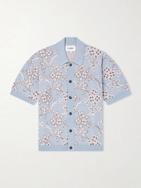 Trellis Knitted Organic Cotton Shirt Trellis Knitted Organic Cotton Shirt