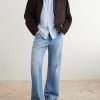 Convertible-Collar Striped Cotton and Linen-Blend Shirt - OU Convertible-Collar Striped Cotton and Linen-Blend Shirt - OU