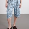 Ressa Straight-Leg Checked Casual Shorts - FR Ressa Straight-Leg Checked Casual Shorts - FR