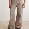 Wide-Leg Paint-Splattered Cotton-Twill Trousers - FR Wide-Leg Paint-Splattered Cotton-Twill Trousers - FR