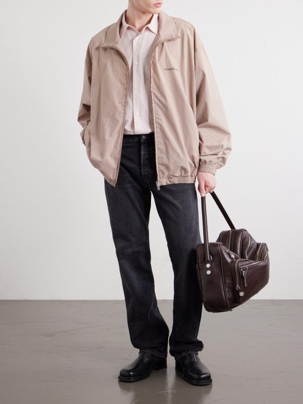Olando Logo-Print Cotton-Poplin Jacket - OU Olando Logo-Print Cotton-Poplin Jacket - OU
