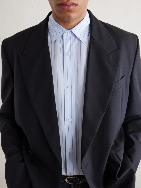 Pinstriped Lyocell Shirt - CU Pinstriped Lyocell Shirt - CU