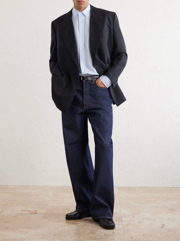 Pinstriped Lyocell Shirt - OU Pinstriped Lyocell Shirt - OU