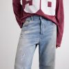 Stain-printed Straight-Leg Cotton Jeans - CU Stain-printed Straight-Leg Cotton Jeans - CU