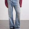 Stain-printed Straight-Leg Cotton Jeans - FR Stain-printed Straight-Leg Cotton Jeans - FR