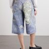 Judda Rose Printed Cotton Shorts - BK